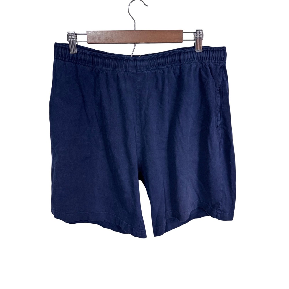 Scandia Woods LGE Blue Shorts Men's Cotton Elastic Waist Casual